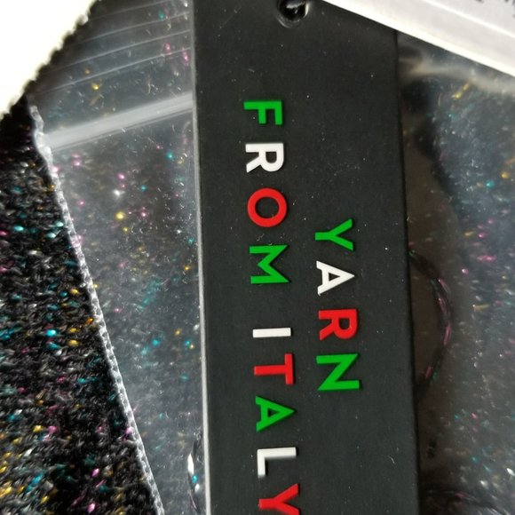 MILLY Italian Shimmer Metallic Cutout Sweater - Picture 8 of 16